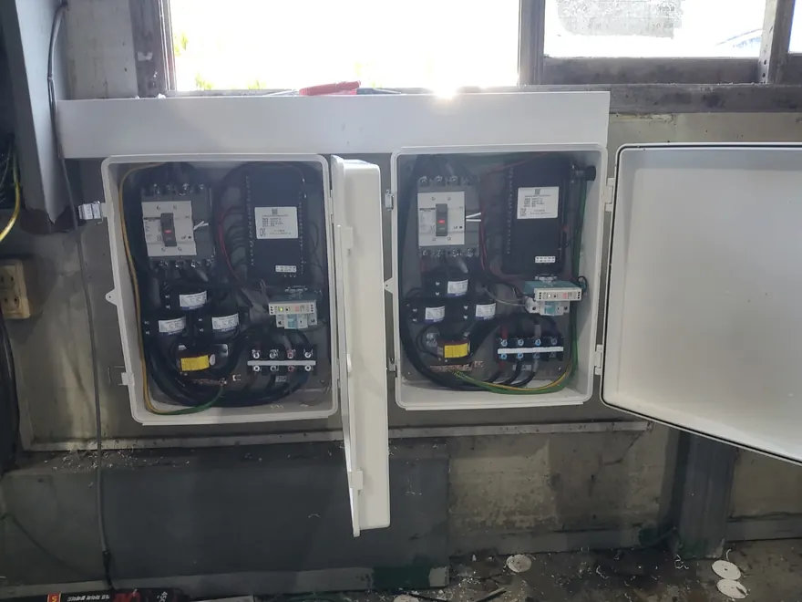 Measurement box with AI-ELEX installed